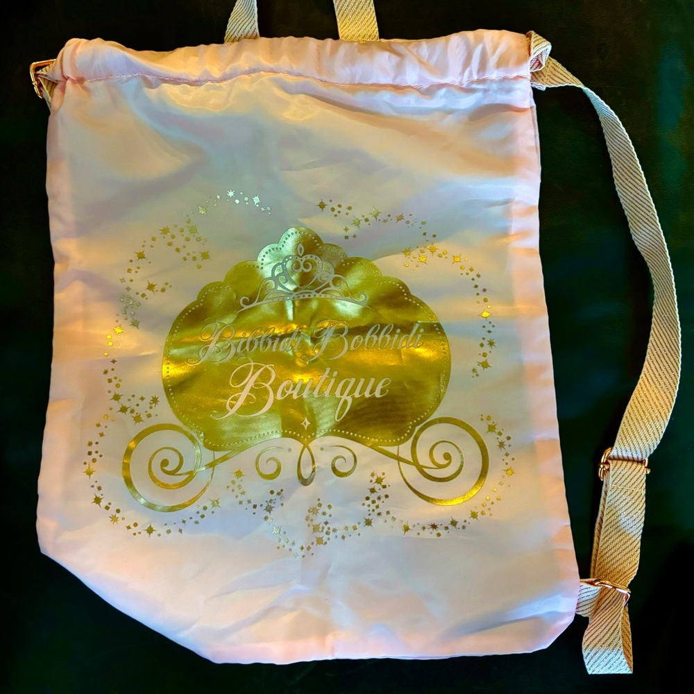 NWT Bibbidi Bobbidi Boutique Drawstring Backpack